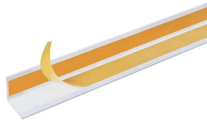 Alberts Winkelprofil selbstklebend PVC weiß 2600 x 20 x 20 x 1 mm (Inhalt: 2.6 Meter - 3.22 € / 1 Meter)