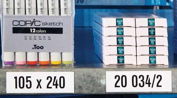 Magnetband Band-B.50mm Band-L.100mm weiß magn.100St./Btl.MAGNETOPLAN