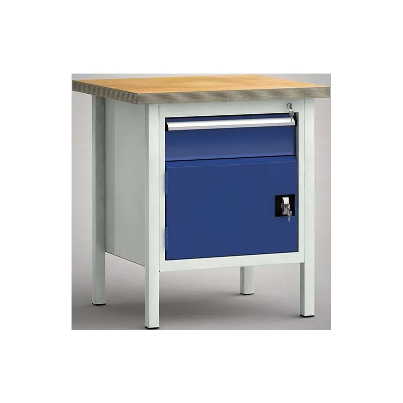 Beistelltisch mit 1 Tür und 1 Schublade