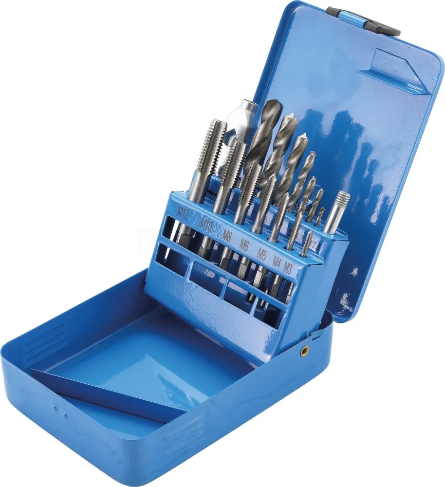 BGS Gewindeschneid-/HSS-Bohrer-Satz | M3 - M12 / 2,5 - 10,2 mm – 1987