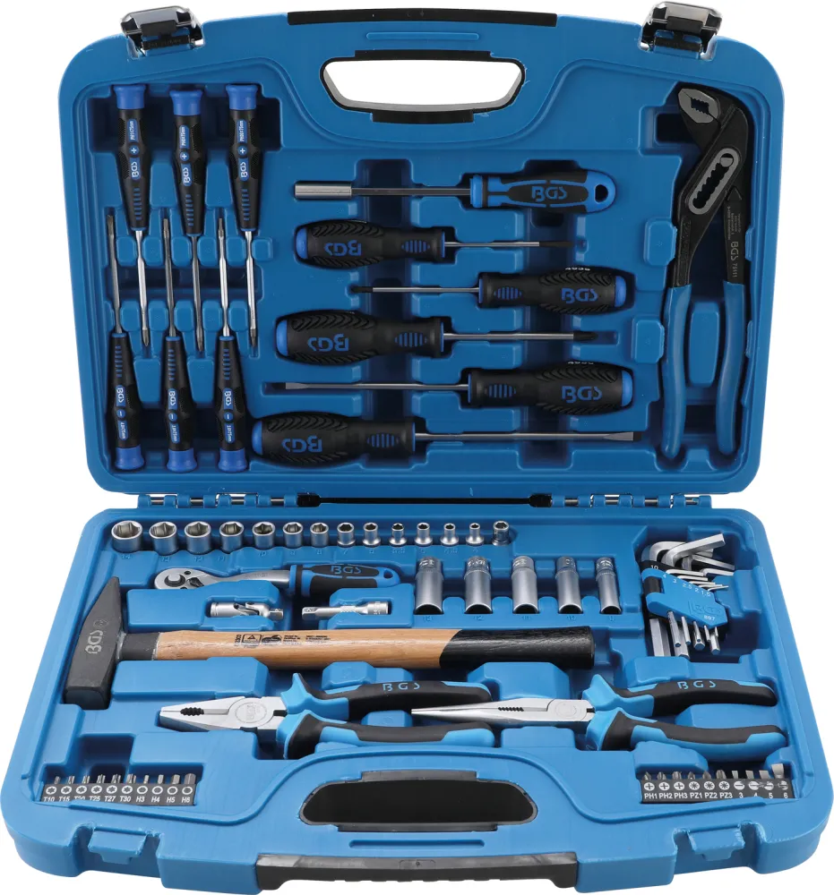 BGS Steckschlüssel-Werkzeugkoffer | 67-tlg. – 2217
