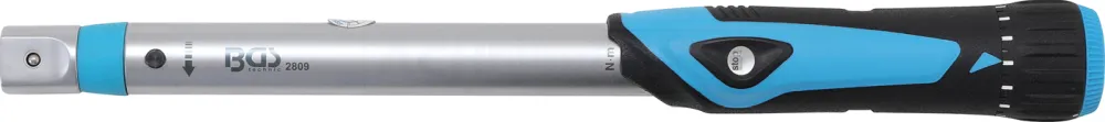BGS Drehmomentschlüssel | 10 - 50 Nm | für 9 x 12 mm Einsteckwerkzeuge – 2809