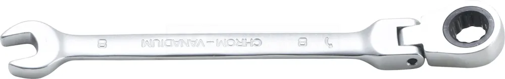 BGS Ratschenring-Maulschlüssel | abwinkelbar | SW 8 mm – 6708