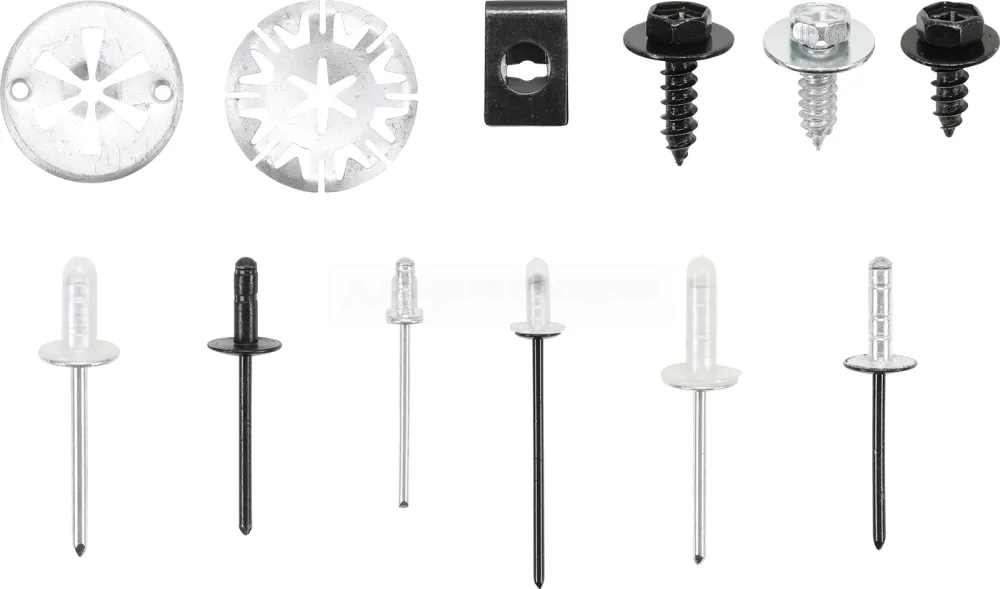 BGS Kfz-Befestigungsclip-Sortiment für Audi, VW, Toyota, Mercedes-Benz, BMW | 400-tlg. – 9058