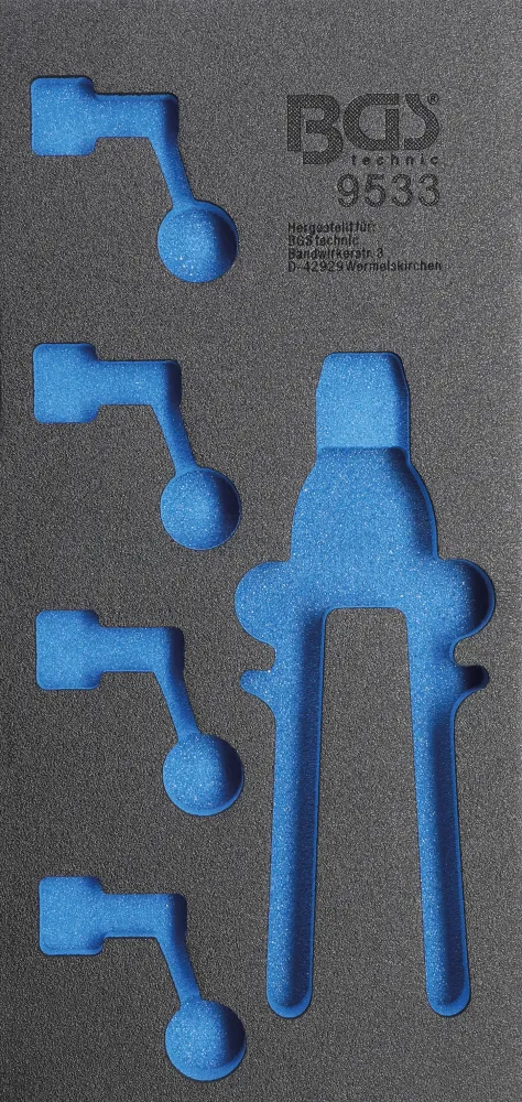 BGS Werkstattwageneinlage 1/3 | leer | für Art. 9533 – 9533-2