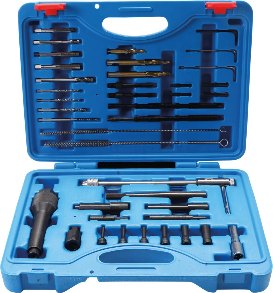 BGS Glühkerzen-Werkzeug und Gewinde-Reparatur-Satz | M8, M10 | 41-tlg. – 9565