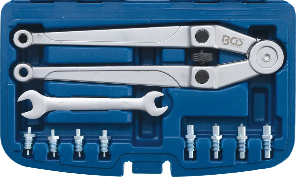 BGS Stirnlochschlüssel-Satz | verstellbar | Ø 2,5 - 9 mm – 9602