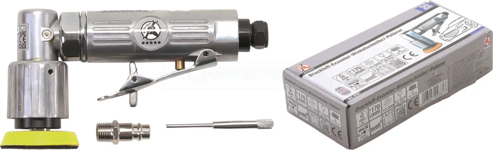 BGS DIY Druckluft-Exzenter-, Winkelschleifer / -Polierer – 9781