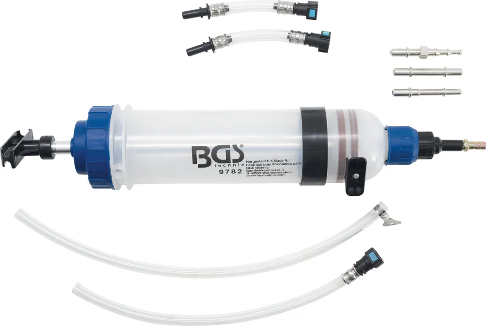 BGS Handpumpe | 1500 ml | mit Adapter-Satz – 9782