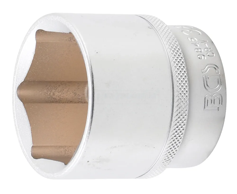 BGS Steckschlüssel-Einsatz Sechskant | Antrieb Innenvierkant 12,5 mm (1/2") | SW 38 mm – 9845