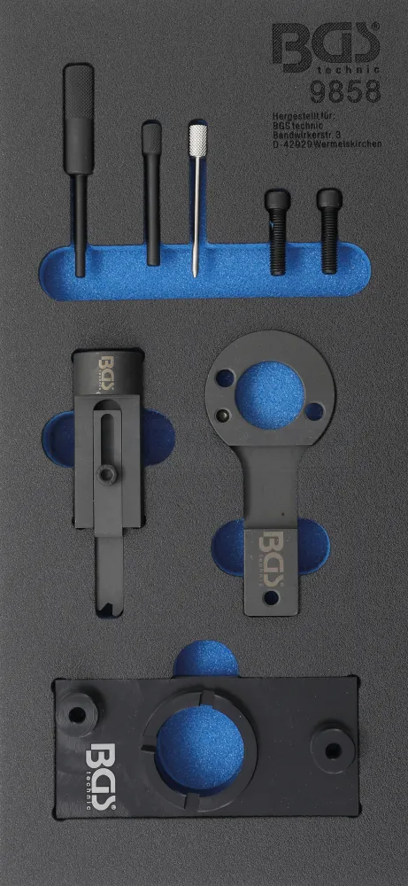 BGS Werkstattwageneinlage 1/3: Motor-Einstellwerkzeug-Satz | für Opel 2.0 CDTi / EcoFLEX – 9858