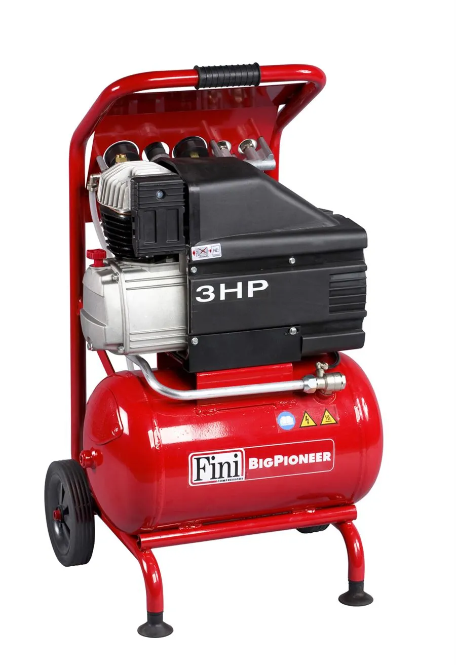 FINI Kolbenkompressor Big Pioneer/l 312M fahrbar 2,2 kW 20l Kesselinhalt
