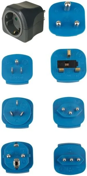 Brennenstuhl Reisestecker Set mit 10A Sicherung