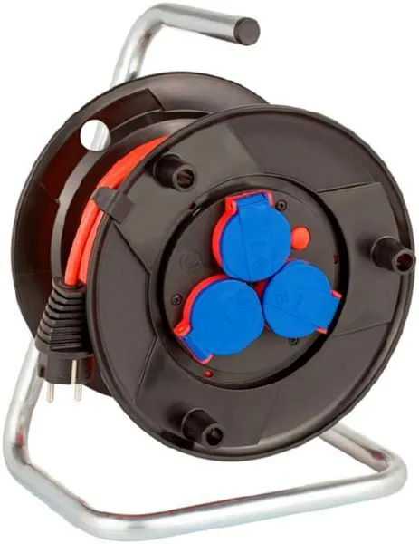 Brennenstuhl Kabeltrommel Outdoor mit 20 Meter Kabel rot IP44