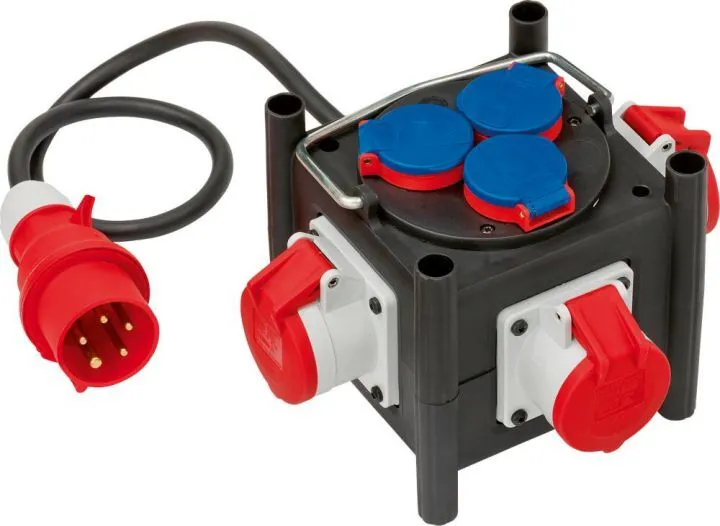 Brennenstuhl Stromverteiler BSV 3 LS E/16 IP54 2m H05RN-F 3G1,0 30W