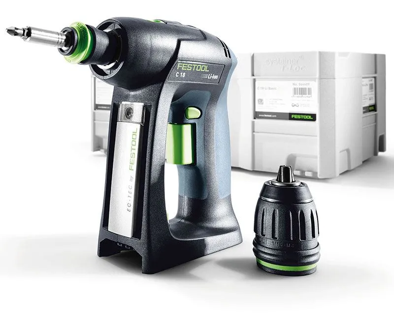 Festool Akku-Bohrschrauber C 18 Li-Basic 564609 jetzt 576434