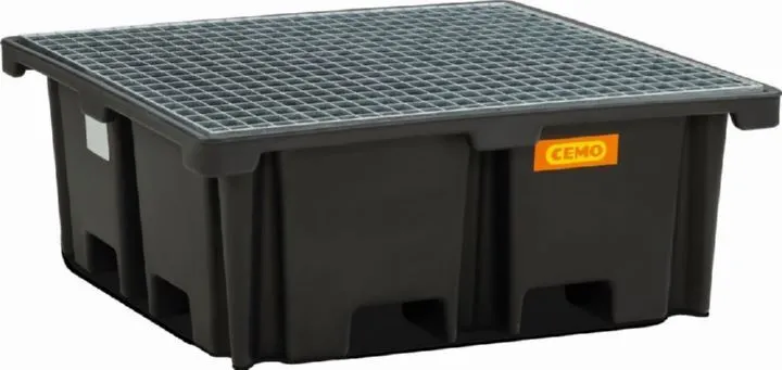 Cemo PE-Fass-/Palettenauffangwanne 400/4 Auffangvolumen 400 l