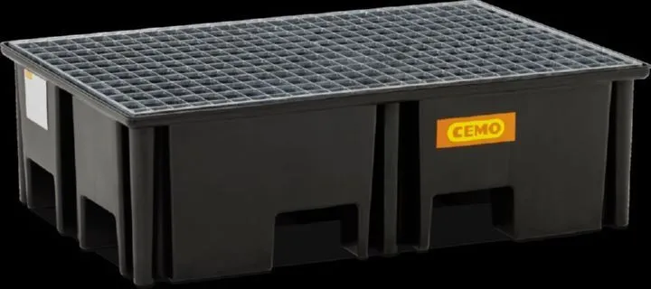 Cemo PE-Palettenauffangwanne 220/2 220 Liter 123 x 83 x 36 cm