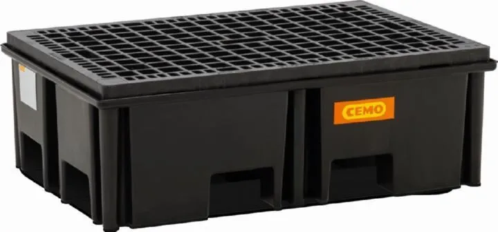 Cemo PE-Palettenauffangwanne 220/2 220 l Auffangvolumen