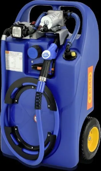 Cemo Trolley 60 Liter AdBlue Car PRO AZV Elaflex 90 x 53 x 38 cm