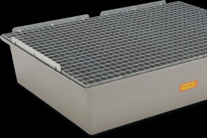 Cemo Randleiste für Stahlgitterrost verzinkt 4 teilig