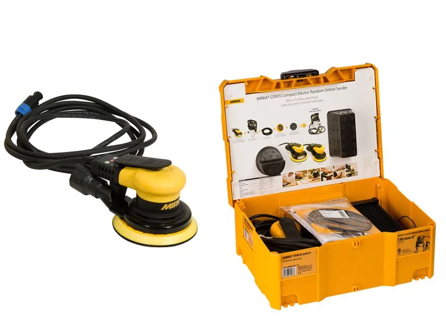MIRKA Exzenterschleifer CEROS 550CV Ø 125 mm im Case MIM5502011CA