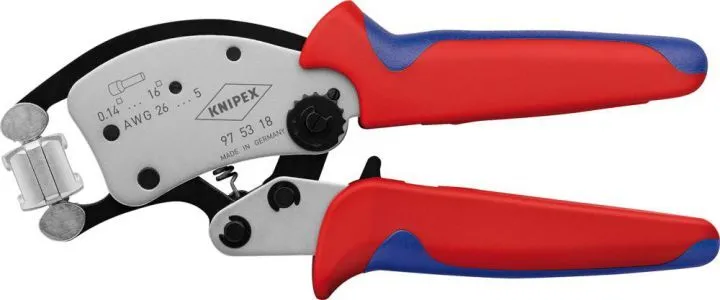 Knipex Crimpzange für Aderendhülsen 0,14-16mm2 Twistor