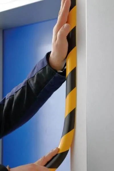 Dancop Warn und Schutzprofil Typ H 5000mm gelb schwarz