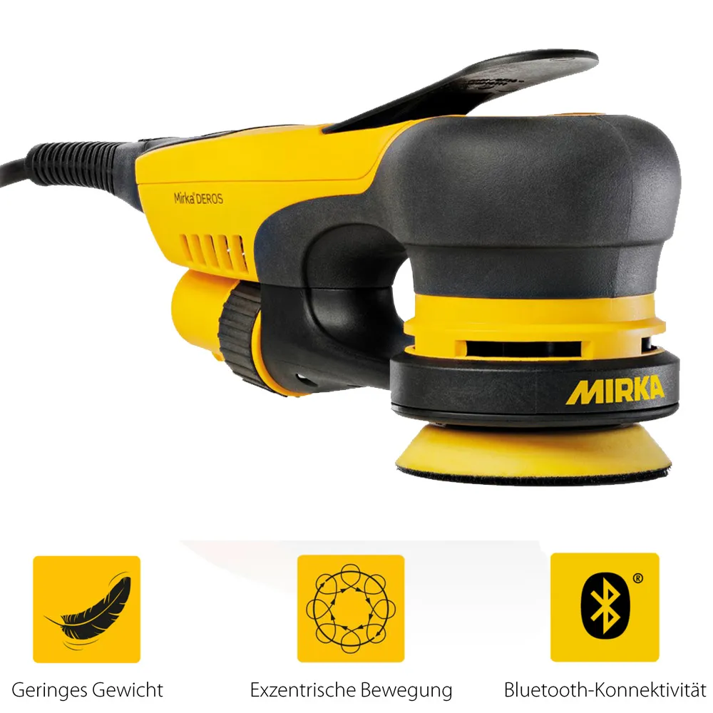 MIRKA DEROS 350CV Elektro Exzenterschleifer 77mm 5mm Hub MID3502011 350 CV