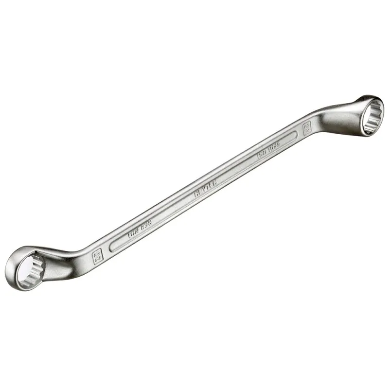 Doppelringschlüssel DIN 838/ISO 1085, tief gekröpft 8 x 9