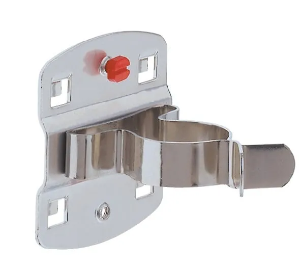 Werkzeugklemme D.25mm pulv.m.großer Grundpl.f.Lochplatten 5St./Btl.RASTERPLAN