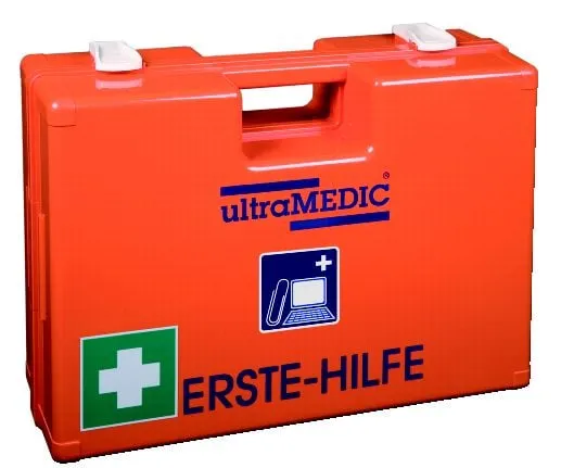Erste-Hilfe-Koffer ultraBOX "OFFICE", mit Spezialfüllung, orange