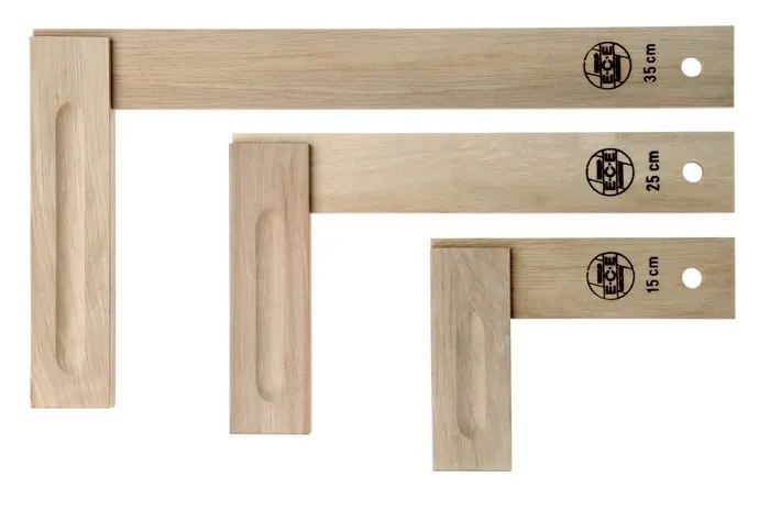 Schreinerwinkel 227 Schenkel-L.350mm o.Gehrung Kurzer Schenkel 185mm ECE