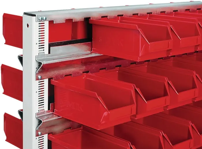 Aufhängeschiene L.1010mm verz.f.Ständer-/Wandregal 4 St./VE MAUSER