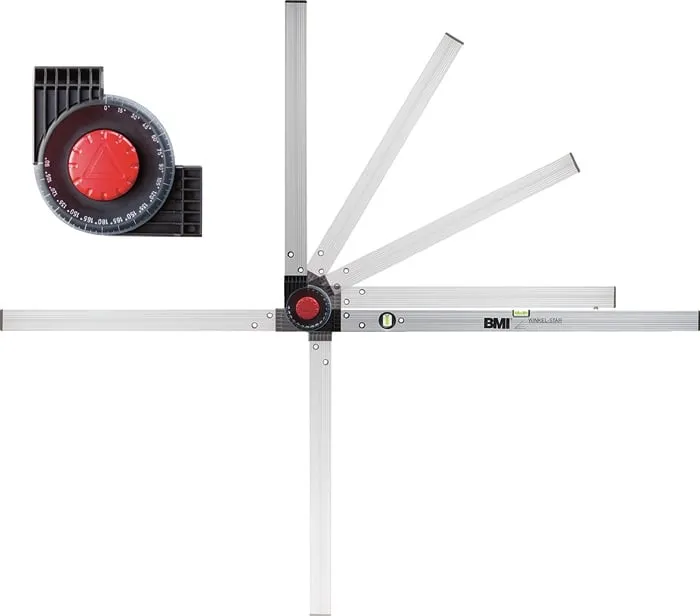 Winkelmessgerät WINKELSTAR Messber.0-270Grad Schenkel-L.150x100cm BMI