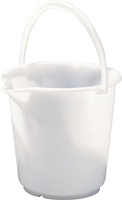 Eimer 17,0l HD-Polyethylen natur Kunststoffbügel D.330mm H.315mm HÜNERSDORFF