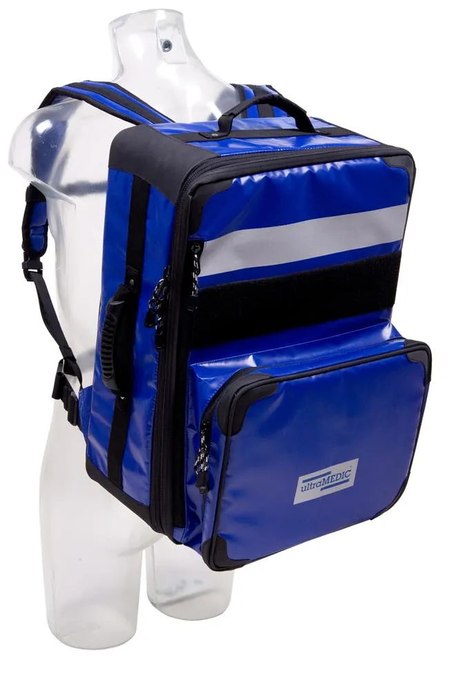 Rettungsrucksack ultraRUCKSACK EM III blau mit Fronttasche