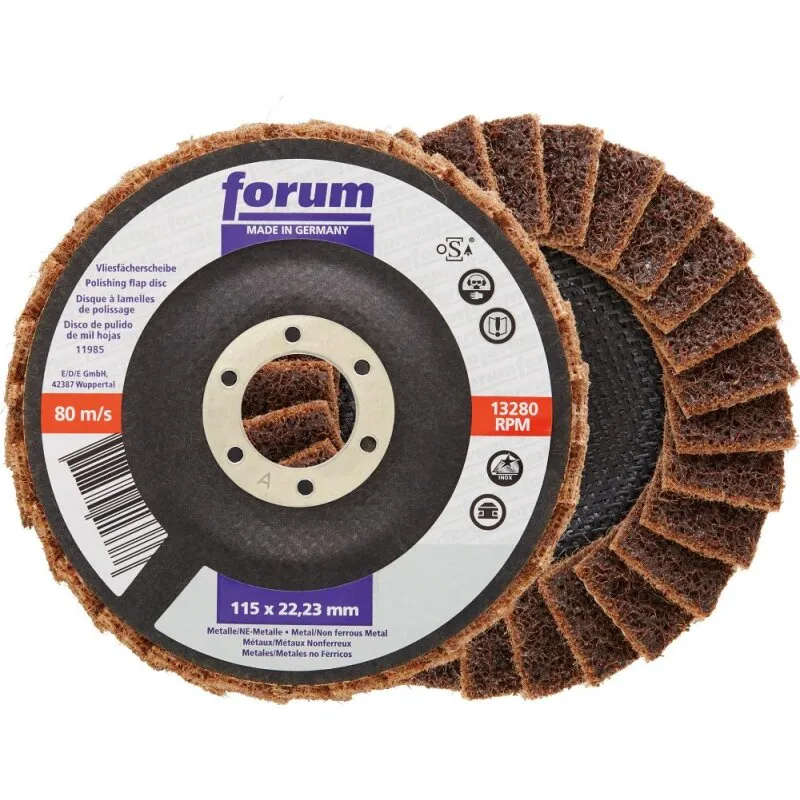 Fächerschleifscheibe Vlies 125mm crs FORUM