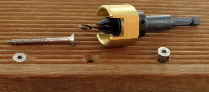 Famag Bohrer Senker Satz inklusive Tiefenanschlag Durchmesser 4.0mm