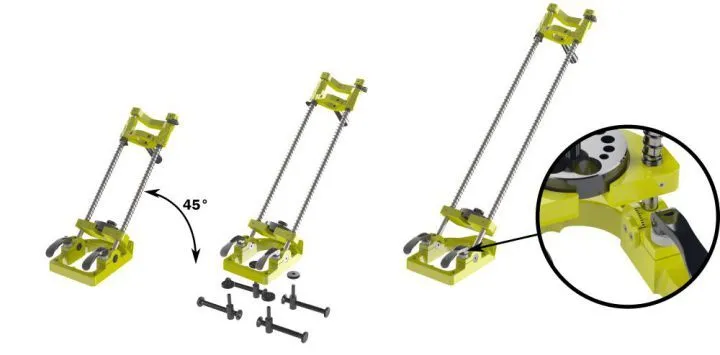Famag Bohrständer schwenkbar mit Spannvorrichtung 650mm