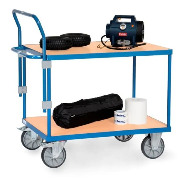 Fetra Schiebebügel anschraubbar blau Höhe variabel