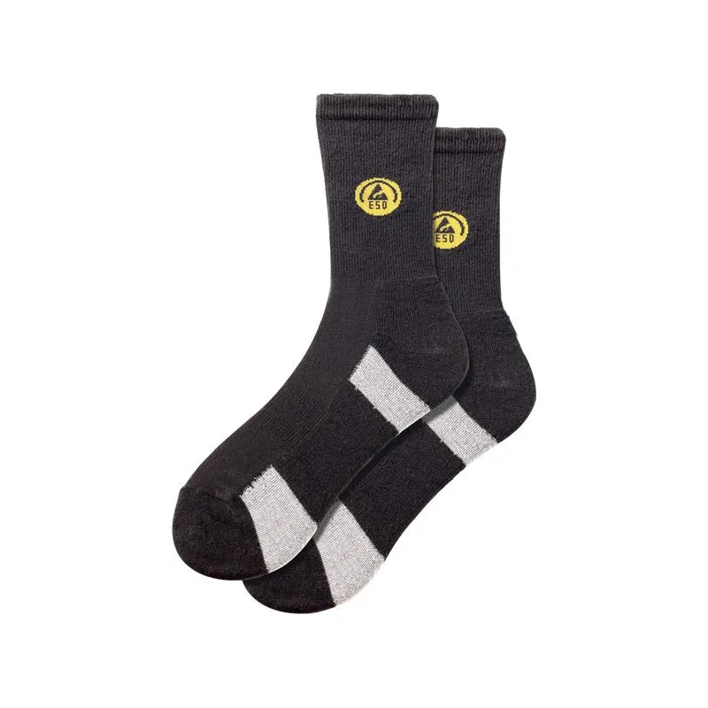 Funktionssocke, ESD, Gr. 42-44,schw./grau,FORTIS