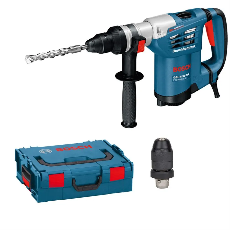 BOSCH Bohrhammer GBH 4-32 DFR mit SDS-plus L-BOXX Schnellspannbohrfutter 0611332104