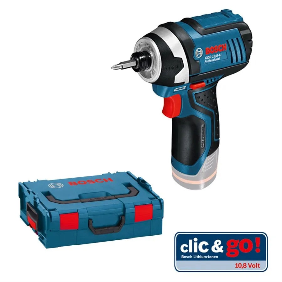 BOSCH Akku Drehschlagschrauber GDR 12V-105 Solo Version L-BOXX 06019A6906