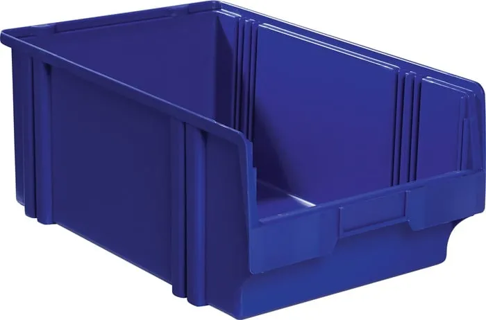 Sichtlagerkasten LK L500/450xB300xH200mm PS blau LA-KA-PE VE: 8St.