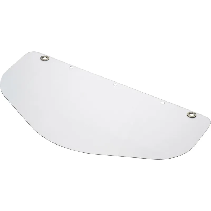 Gesichtsschutzschild aus PC 500 x 250 mm klar