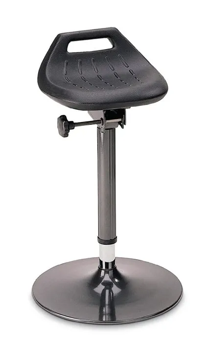 Stehhilfe Integralschaum Sitz-H.650-850mm STA anthrazit Tellerfuß BIMOS