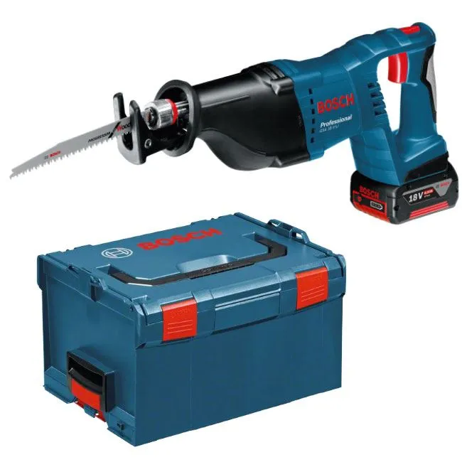BOSCH Akku Säbelsäge GSA 18 V-LI Solo Version L-BOXX 060164J007
