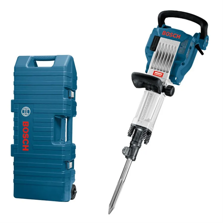 BOSCH Abbruchhammer GSH 16-30 0611335100 Schlaghammer Stemmhammer mit Spitzmeißel und Trolley