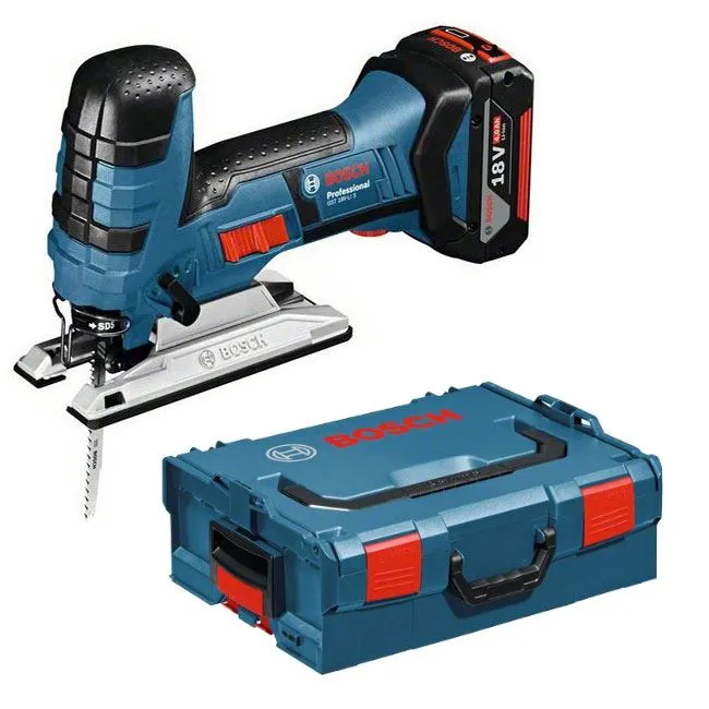 BOSCH Akku Stichsäge GST 18 V-LI S Solo Version mit L-BOXX 06015A5101